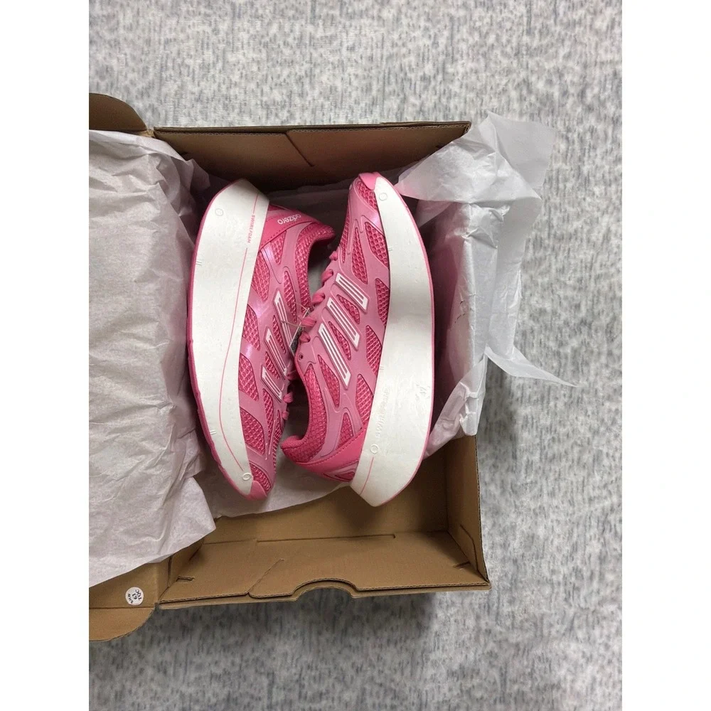 Adidas Adizero Aruku J Pink White Sneakers JP6867 Kids Size 4 US / 3.5 UK‎ NEW